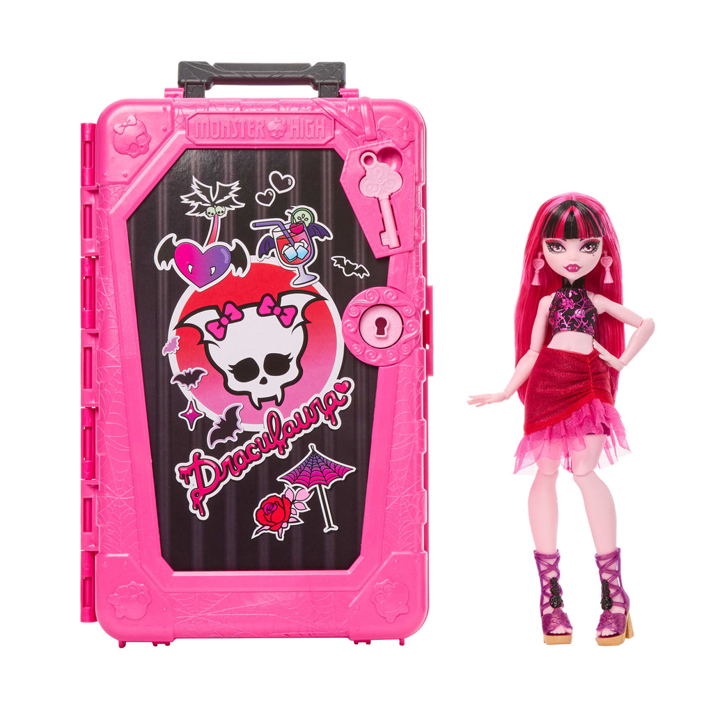 Monster High Skulltimate Secrets Gore-Geous Oasis Playset, Draculaura Doll And Accessories