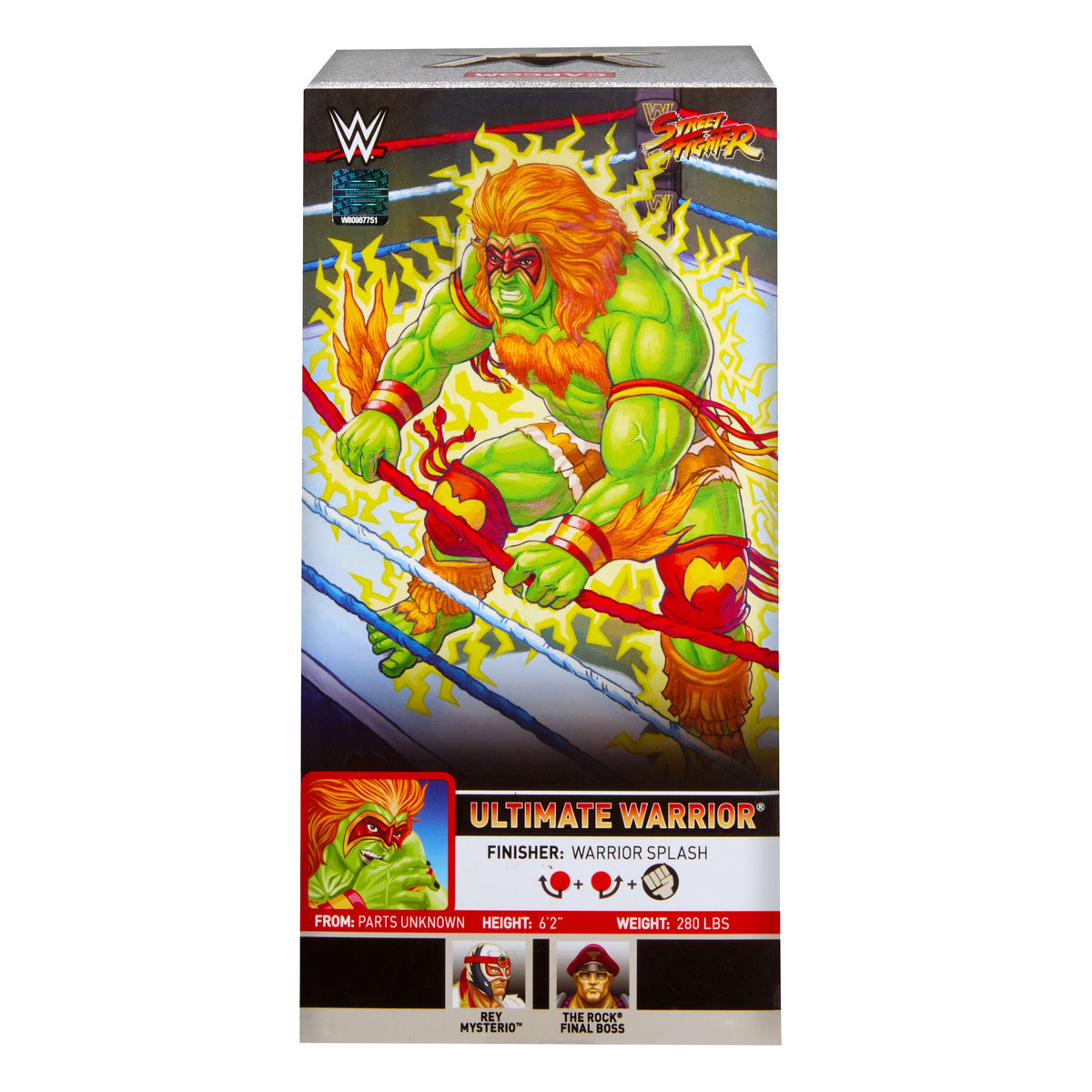 Wwe X Street Fighter Figurine Articulée Ultimate Warrior
