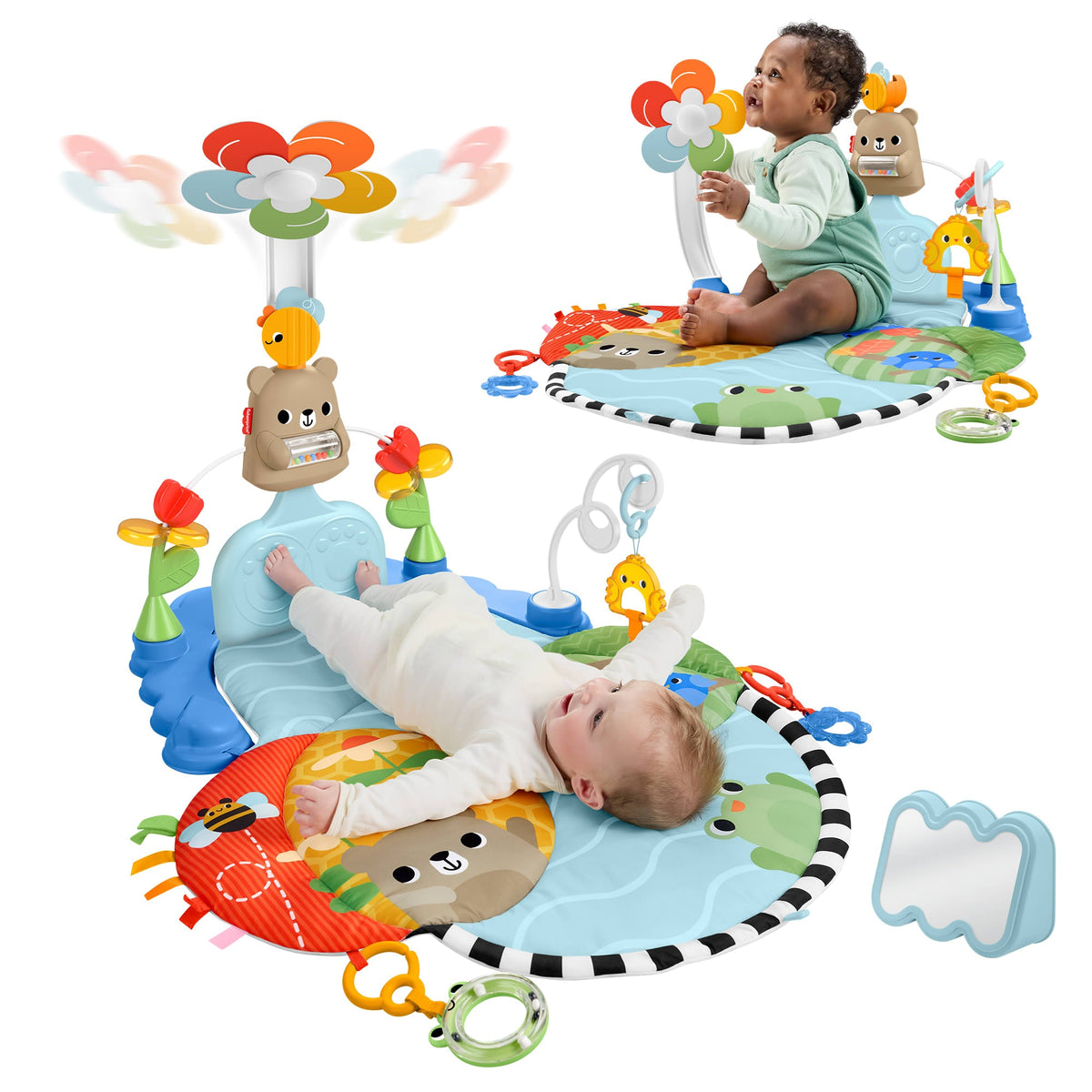 Fisher-Price Baby Gimnasio para Bebés Gimnasio Pataditas y Balanceo