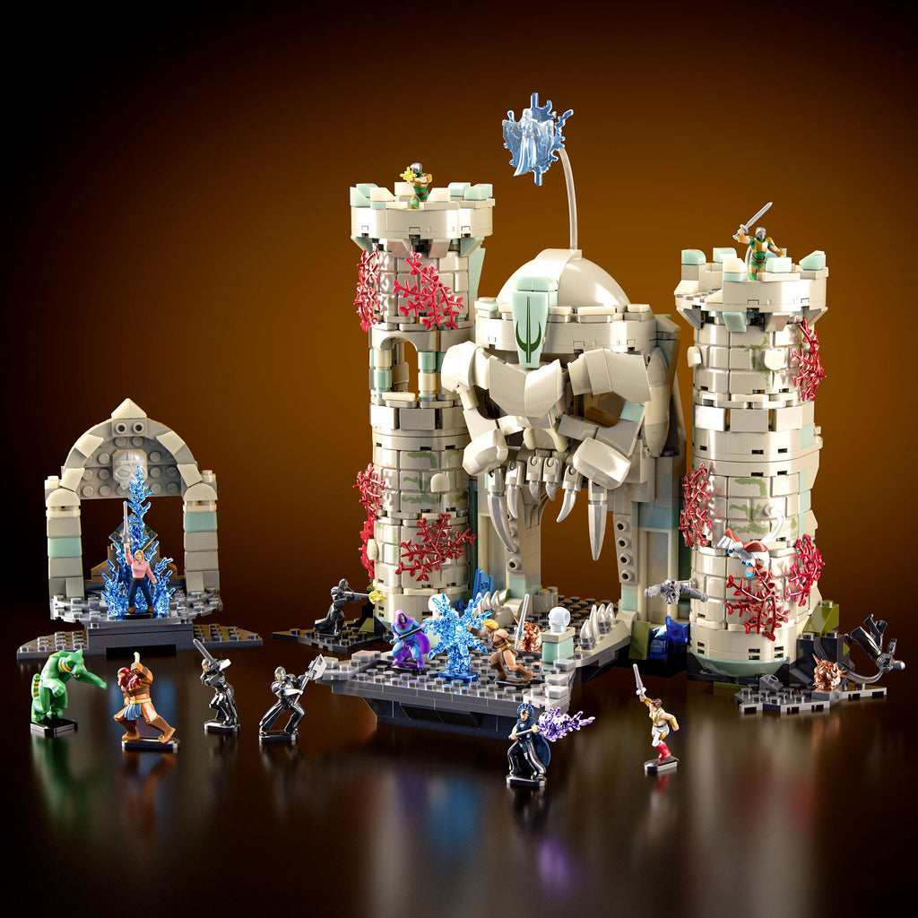 Mattel Brick Shop MOTU Batalla del Castillo de Grayskull