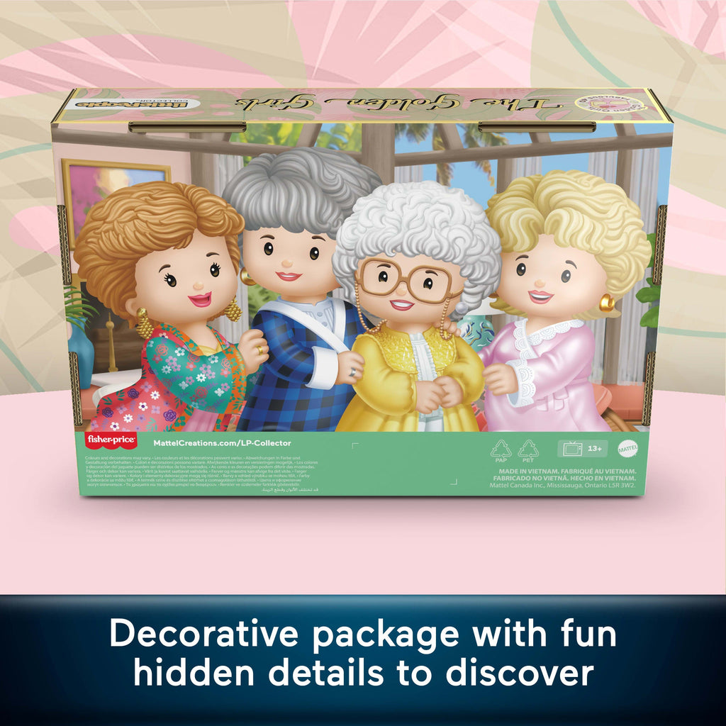 Little People Collector The Golden Girls Late Night Cheesecake, 40th Anniversary Set For Adults & Fans