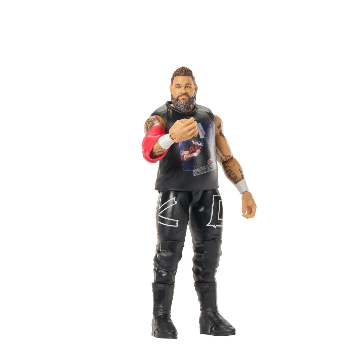 WWE Kevin Owens Action Figure, Main EVent Series #163, 6-inch Collectible With Articulation