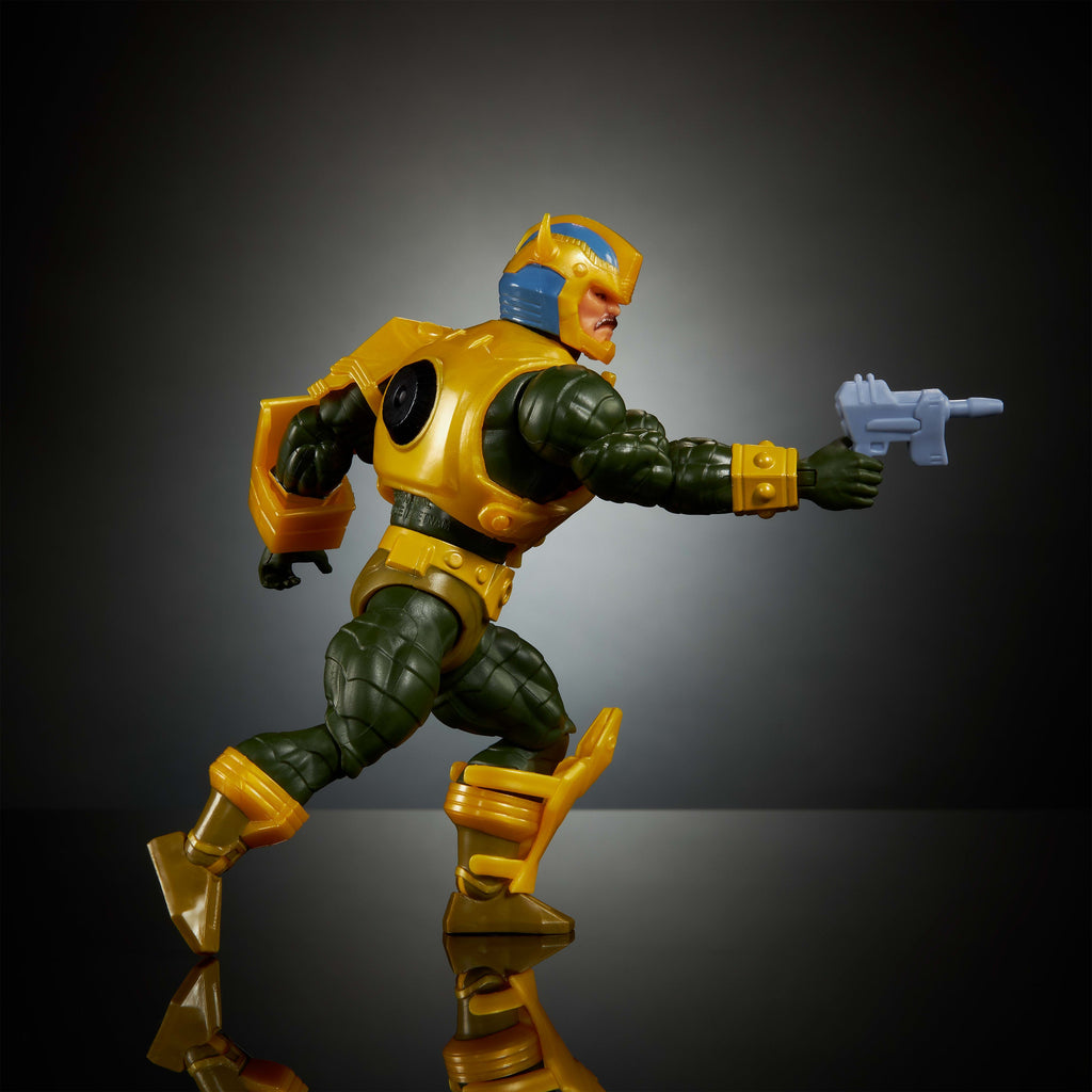 Masters of the Universe Origins Figura de Acción Man-At-Arms Armadura Bumblebee