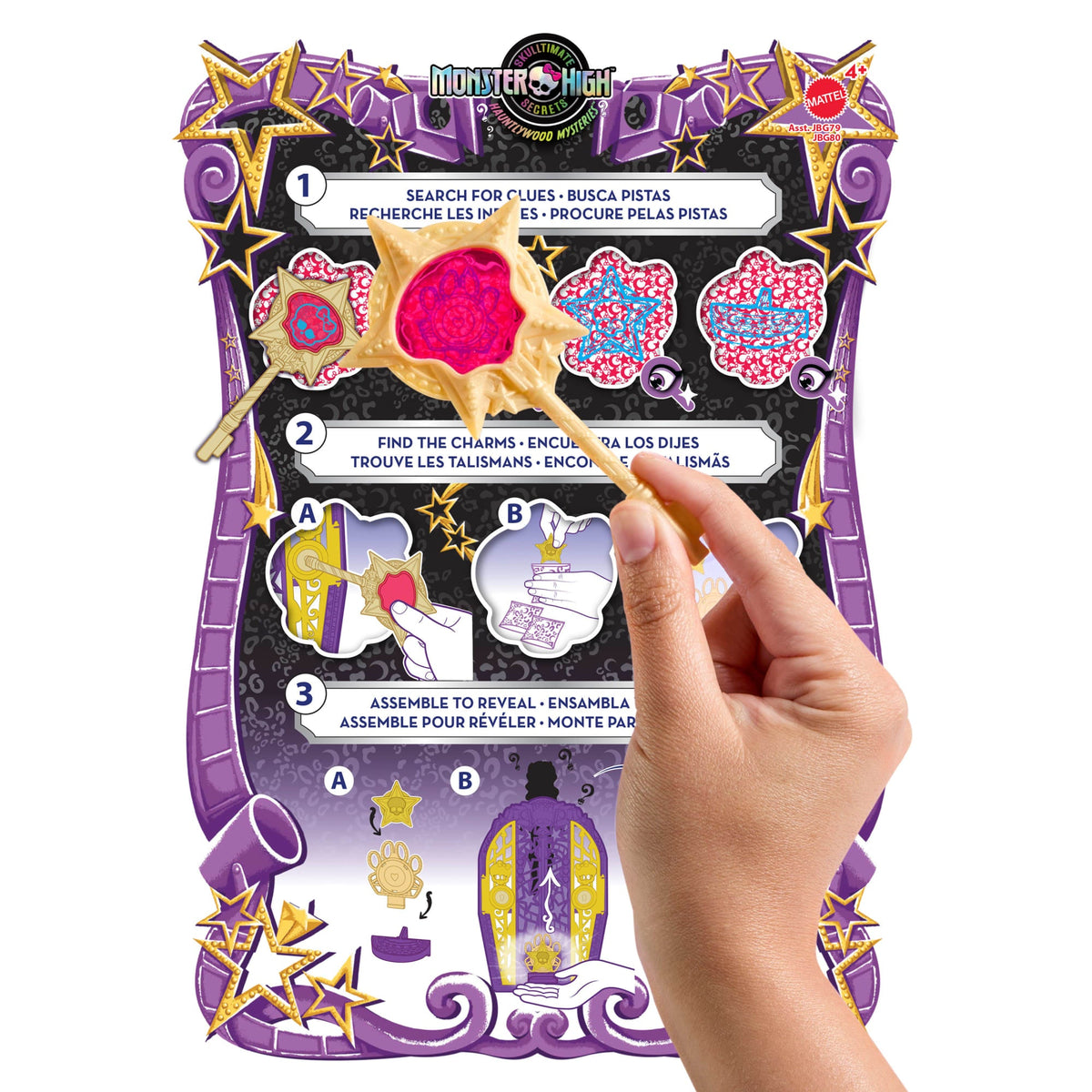 Monster High-Monstrueux Secrets Clawdeen Wolf-Coffret