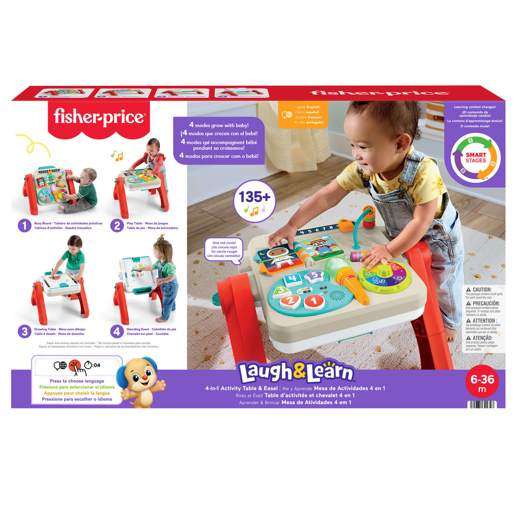 Fisher-Price Juguete para Bebés Mesa de Actividades 4 en 1