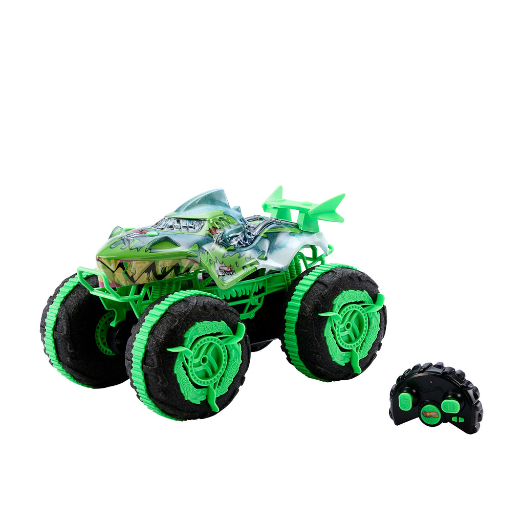 Hot Wheels Monster Trucks All-Terrain Great Bite RC, Remote-Control Toy