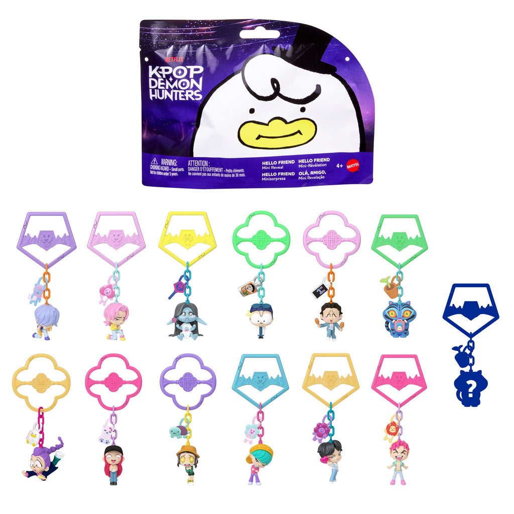 KPop demon Hunters, Mini-Figurines de Collection en Porte-Clés, Huntr/X, Saja Boys, derpy, Sussie et Accessoires