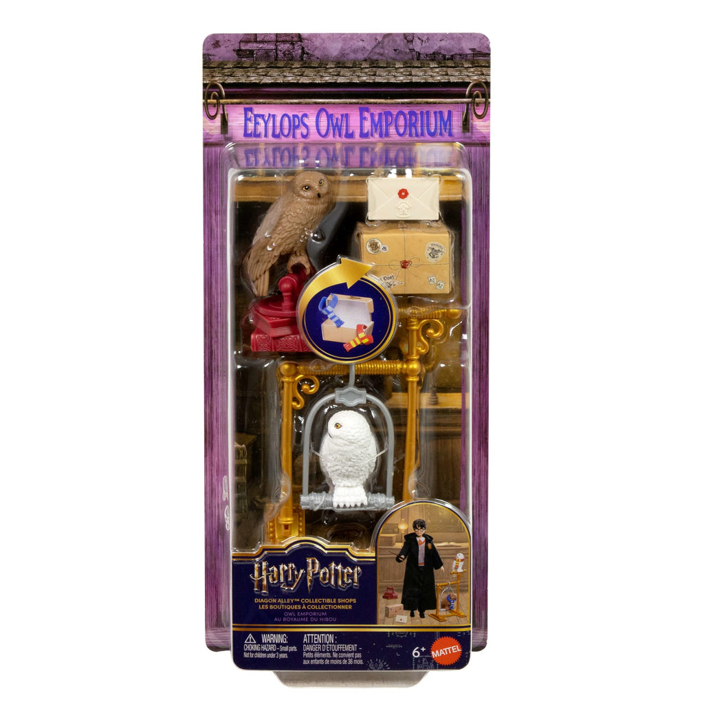 Harry Potter Diagon Alley Collectible Shops, Owl Emporium Movie-Inspired Accessories & Surprises