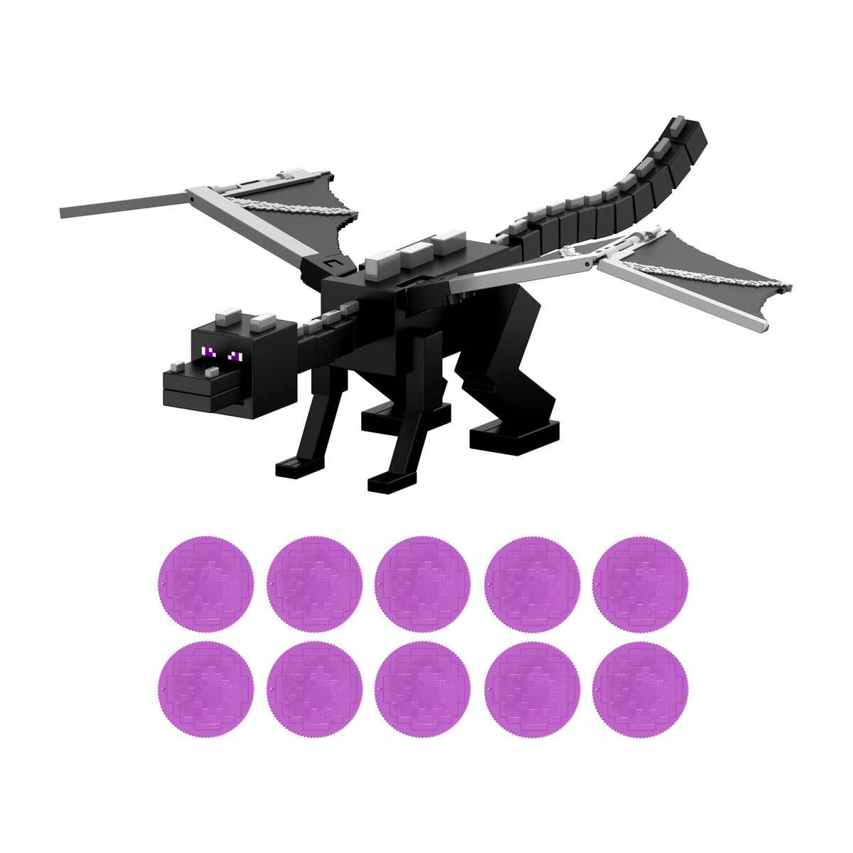 Minecraft Vanilla Figura de Ação Enderdragon de 3.25 polegadas