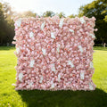 ValarFlowers Blush & White Floral Extravaganza Wall: A Romantic. Dreamy Masterpiece for Enchanting Celebrations-VF-550