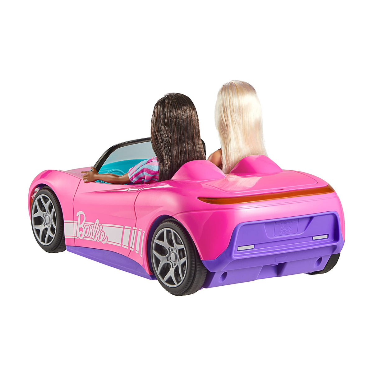 Hot Wheels Rc Décapotable Barbie et 2Poupées