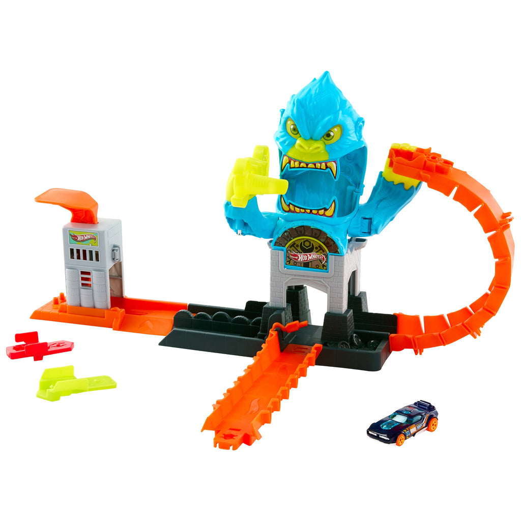 Hot Wheels City Pista de Brinquedo Oficina do Gorila