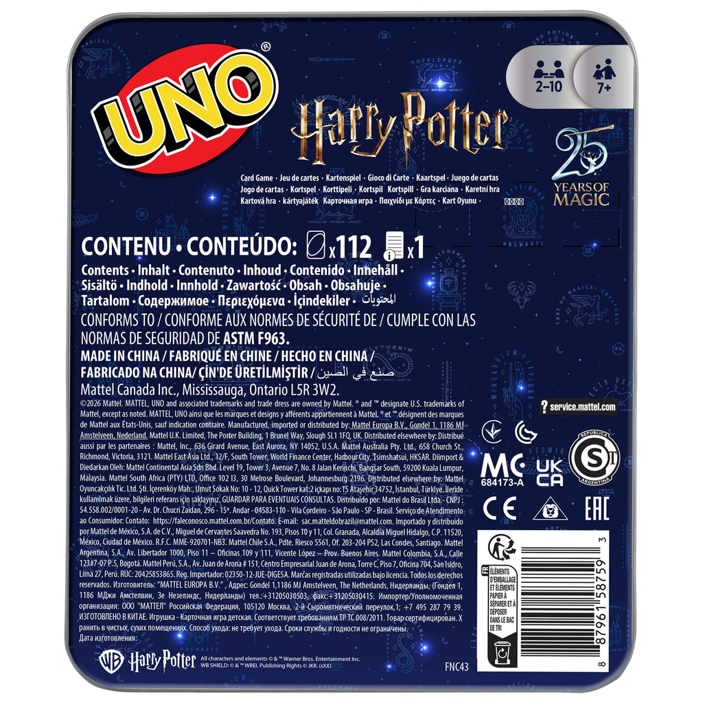 UNO Harry Potter Card Game