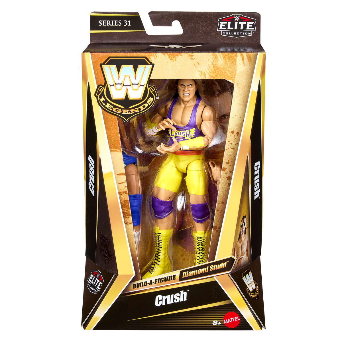 WWE Elite Legends Kona Crush Action Figure & Accessories, Series 31 6-Inch Set