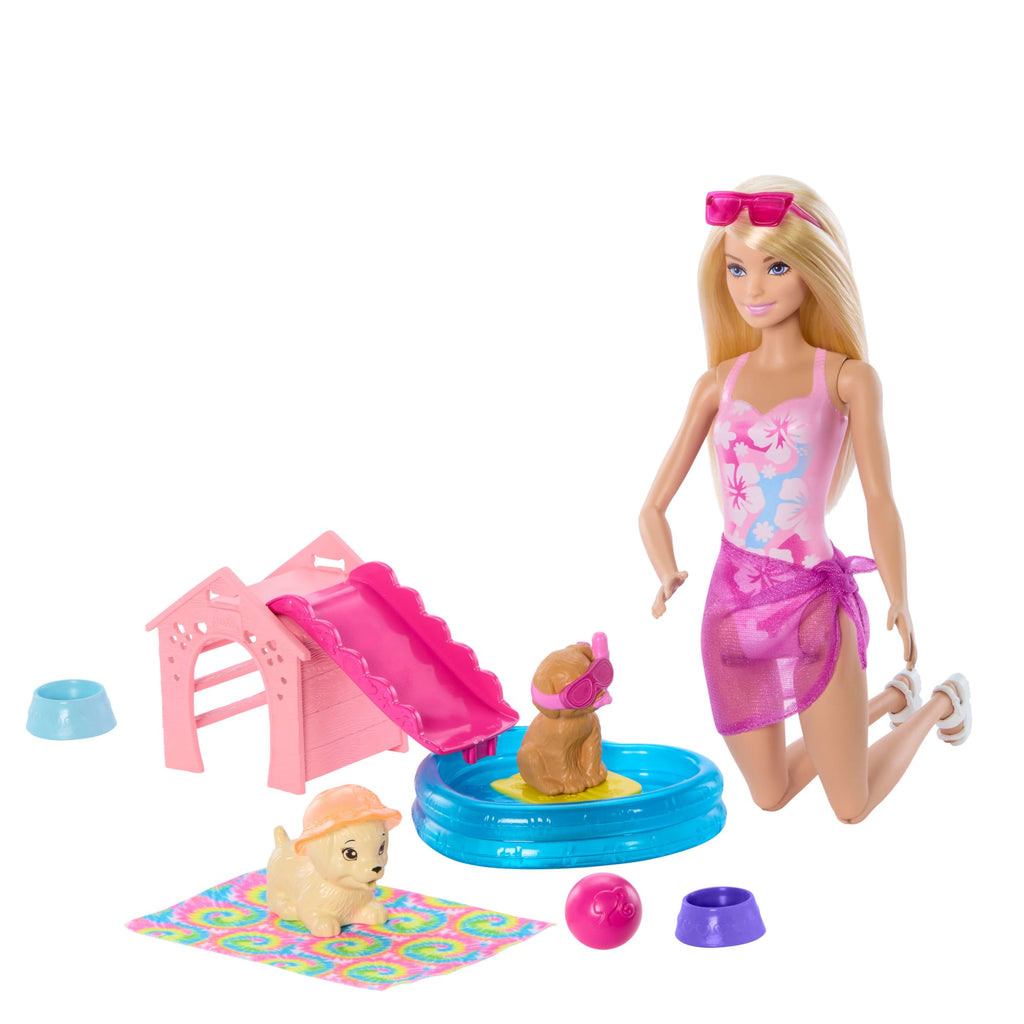 Barbie® Coffret Piscine des Chiots