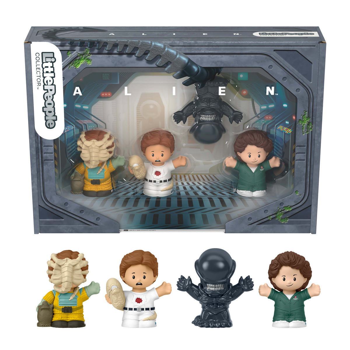 Little People Collector Alien Movie Special Edition Set For Sci-Fi Fans, 4 Figures