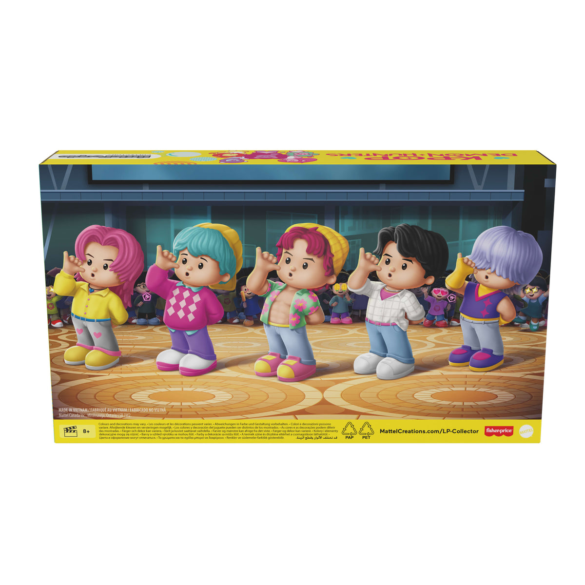 Coffret KPop demon Hunters: Saja Boys Little People Collector en Édition Spéciale, 5 Figurines