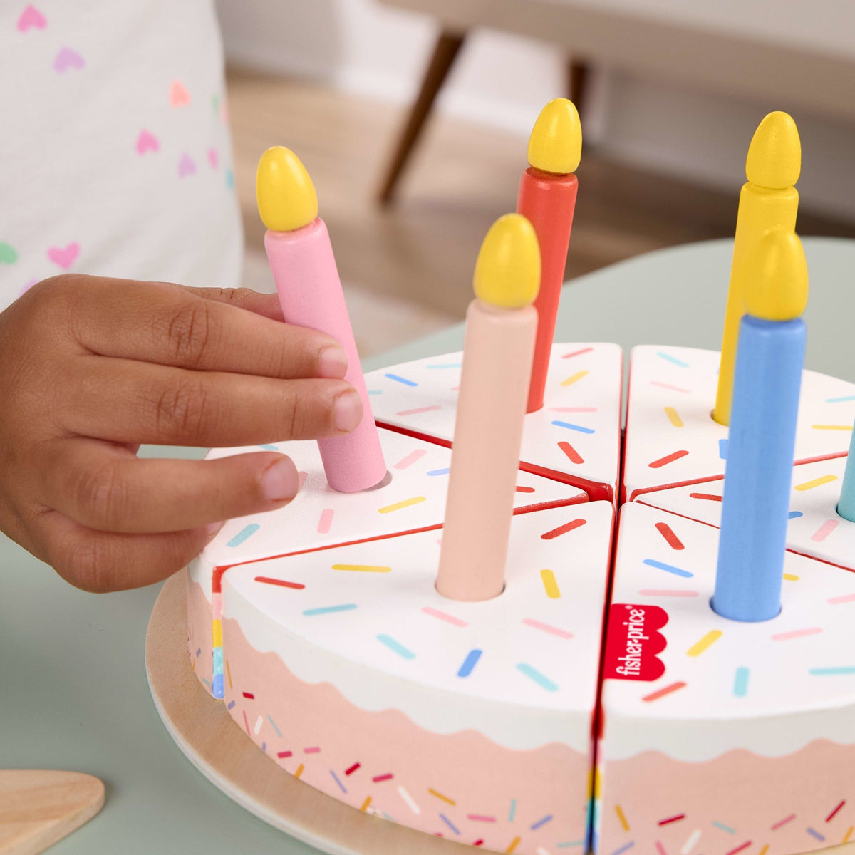 Fisher-Price Gâteau en Bois Coffret