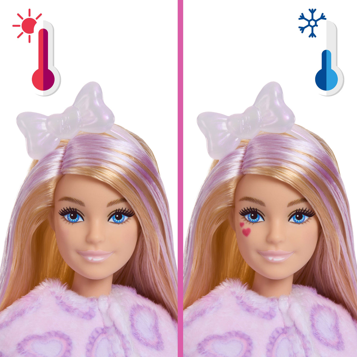 Barbie Cutie Reveal Boneca Gatinho Roxo