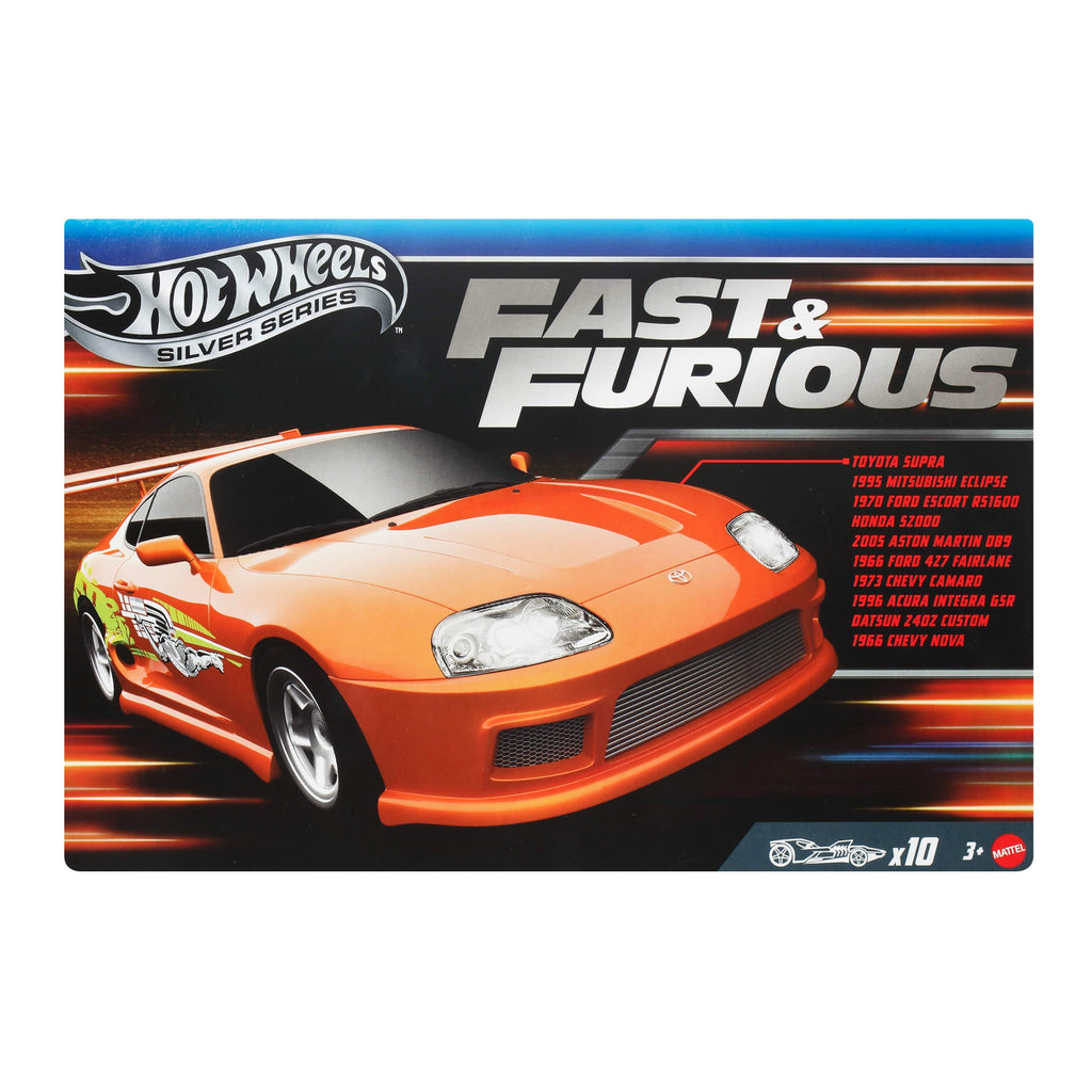 Hot Wheels Collector Vehículo de Colección Fast & Furious Paquete de 10 autos