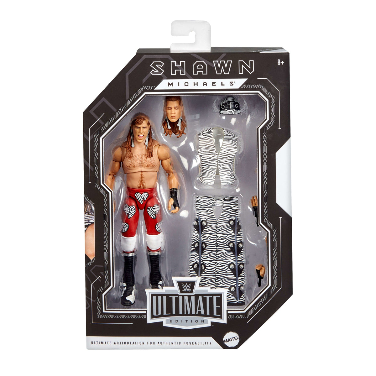 WWE Ultimate Edition Shawn Michaels Action Figure & Accessories Set, 6-Inch Collectible Superstar