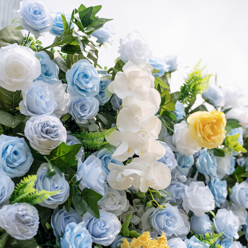 Valar Flowers Rainbow Gradient Bloom Mix Rose Flower Wall Backdrop - VF-830