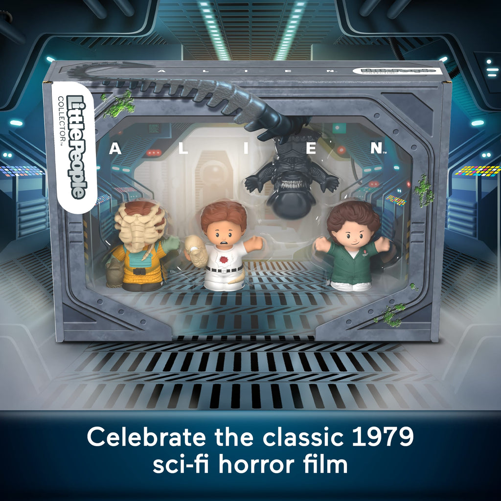 Little People Collector Alien Movie Special Edition Set For Sci-Fi Fans, 4 Figures