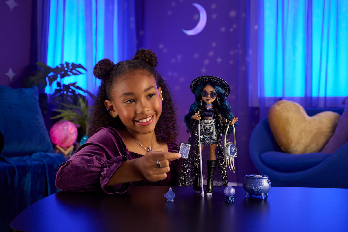 Moonspell Magic By Monster High Claire De Luna Fashion Doll, Clairvoyant Witch With Accessories