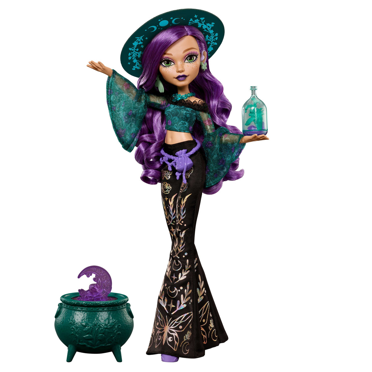 Moonspell Magic By Monster High Willow Thorne Fashion Doll, Nature Witch With Accessories