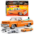 Mattel Brick Shop Hot Wheels Chevy Pickup Custom 1962, 858 Pièces, de Collect