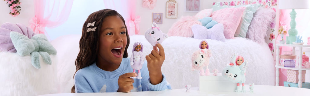 Barbie Cutie Reveal Boneca Chelsea Ursinhos Carinhosos Coloridos Surpresa