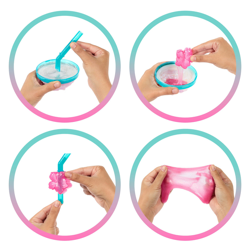 Barbie Pop Reveal Doll & Accessories, Sea Slushy Series Fashion Doll, Pet, Slime & Color Change