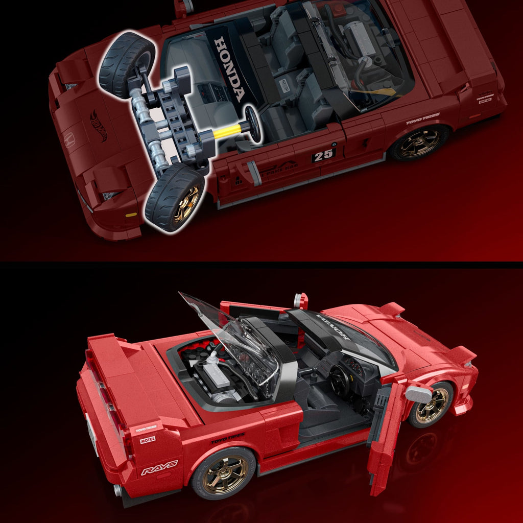 Mattel Brick Shop Hot Wheels Juguete de Construcción Elite '90 Acura NSX
