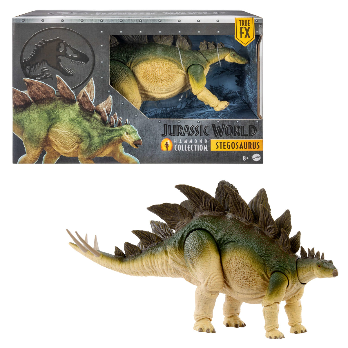 Jurassic World Figurine Articulée Stégosaure Collection Hammond