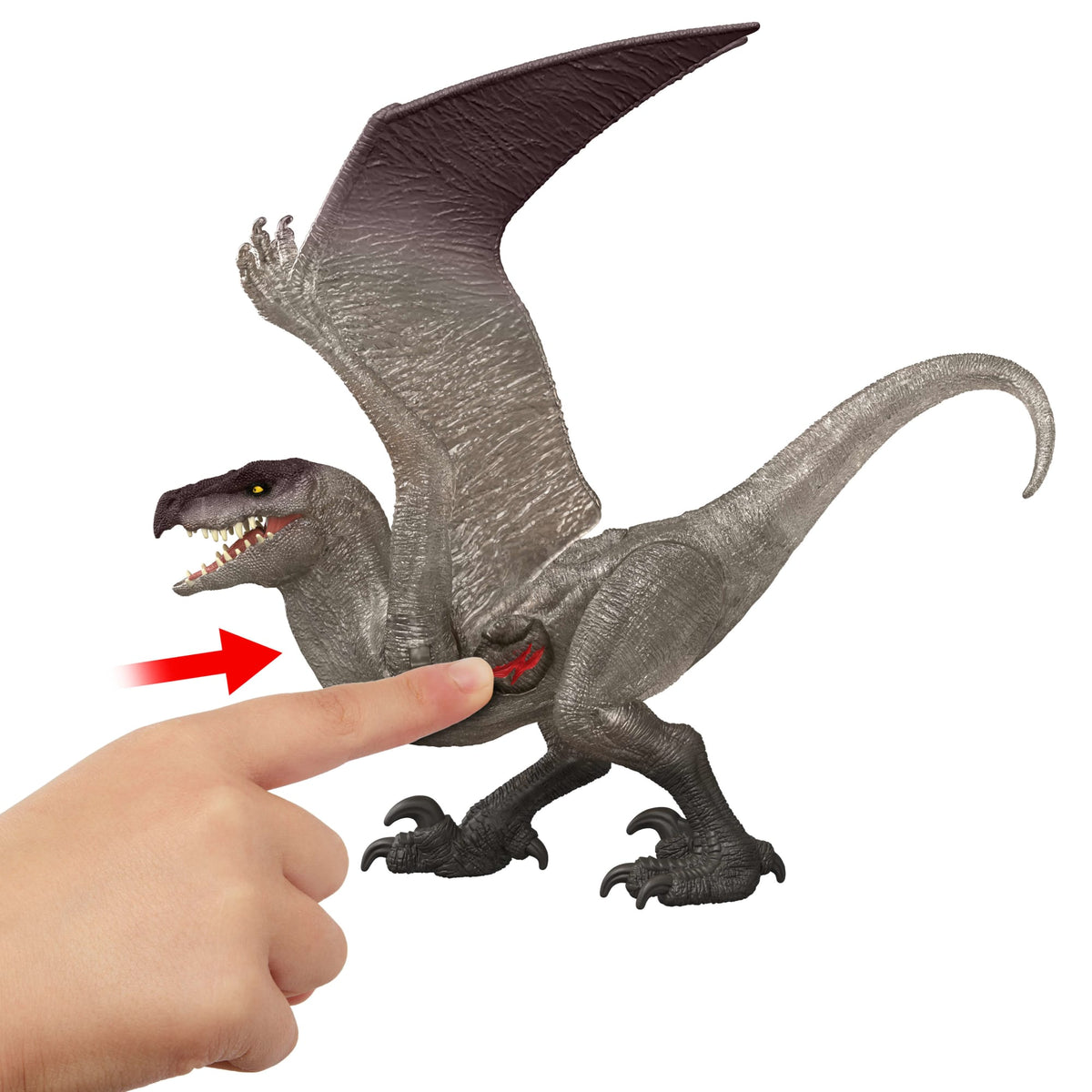 Jurassic World Rebirth Mutadon Destruction Pack, 2 Dinosaur Toys, Damage & Wing Flap Features