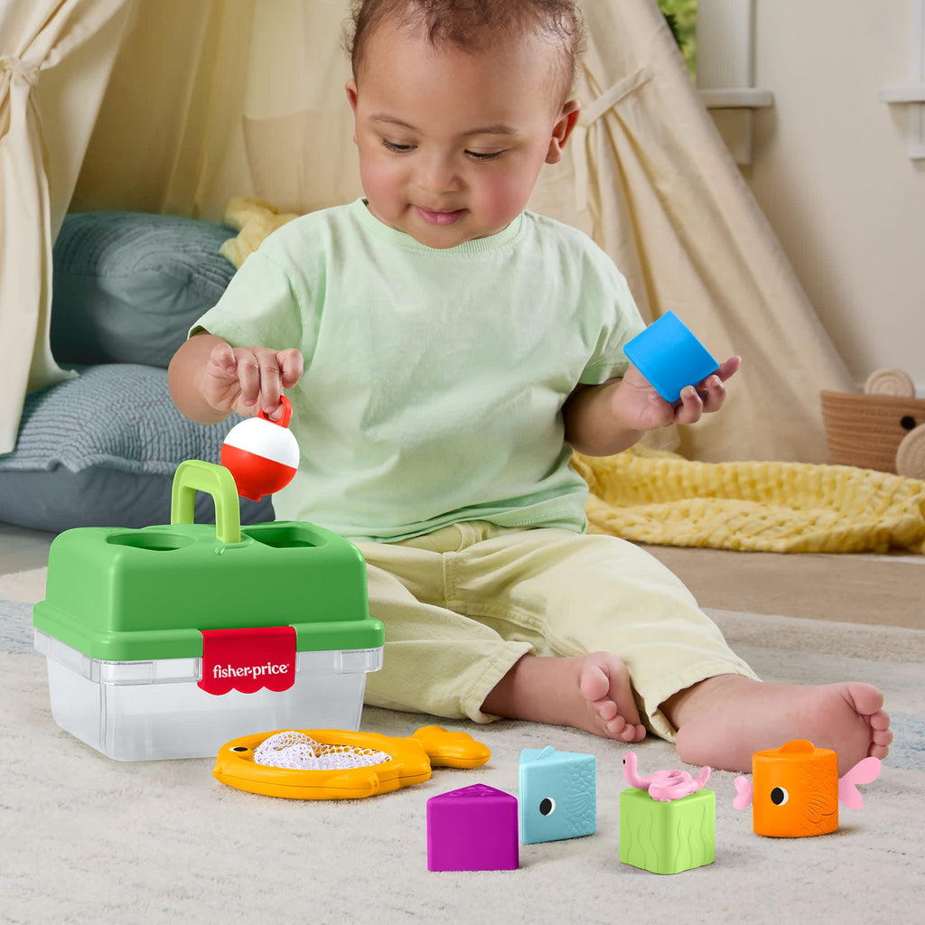 Fisher-Price Infant Juguete para Bebés Bloques Hora de Pescar