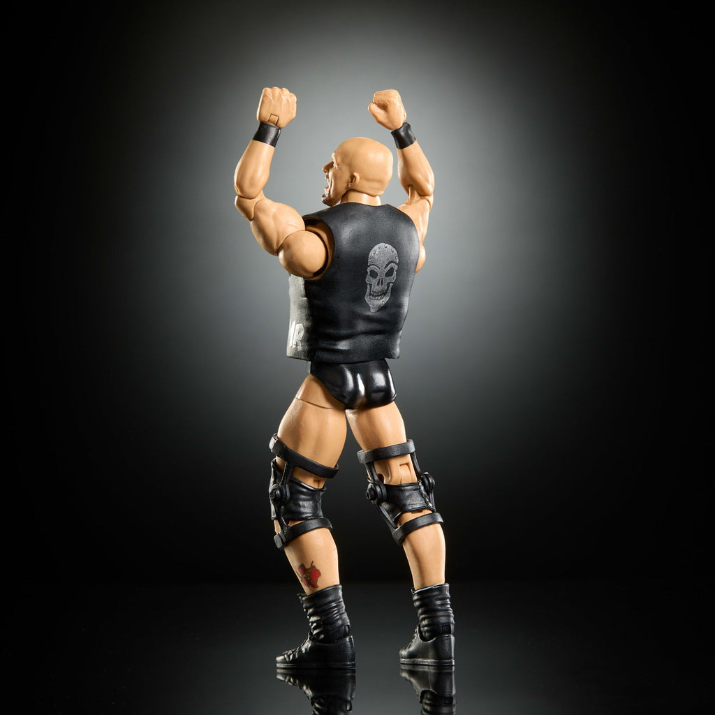 WWE Elite Stone Cold Steve Austin Action Figure, Greatest Hits 2025 Set, 6-Inch Collectible & Accessories