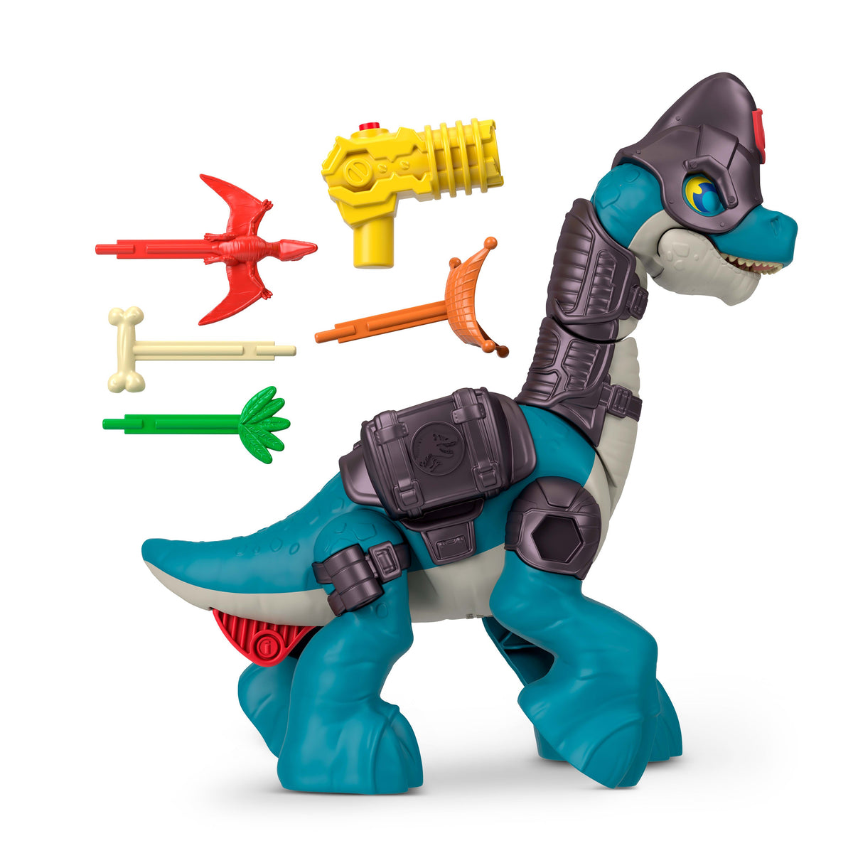 Imaginext Jurassic World Set With  Search & Explore Brachiosaurus, 5 Accessories