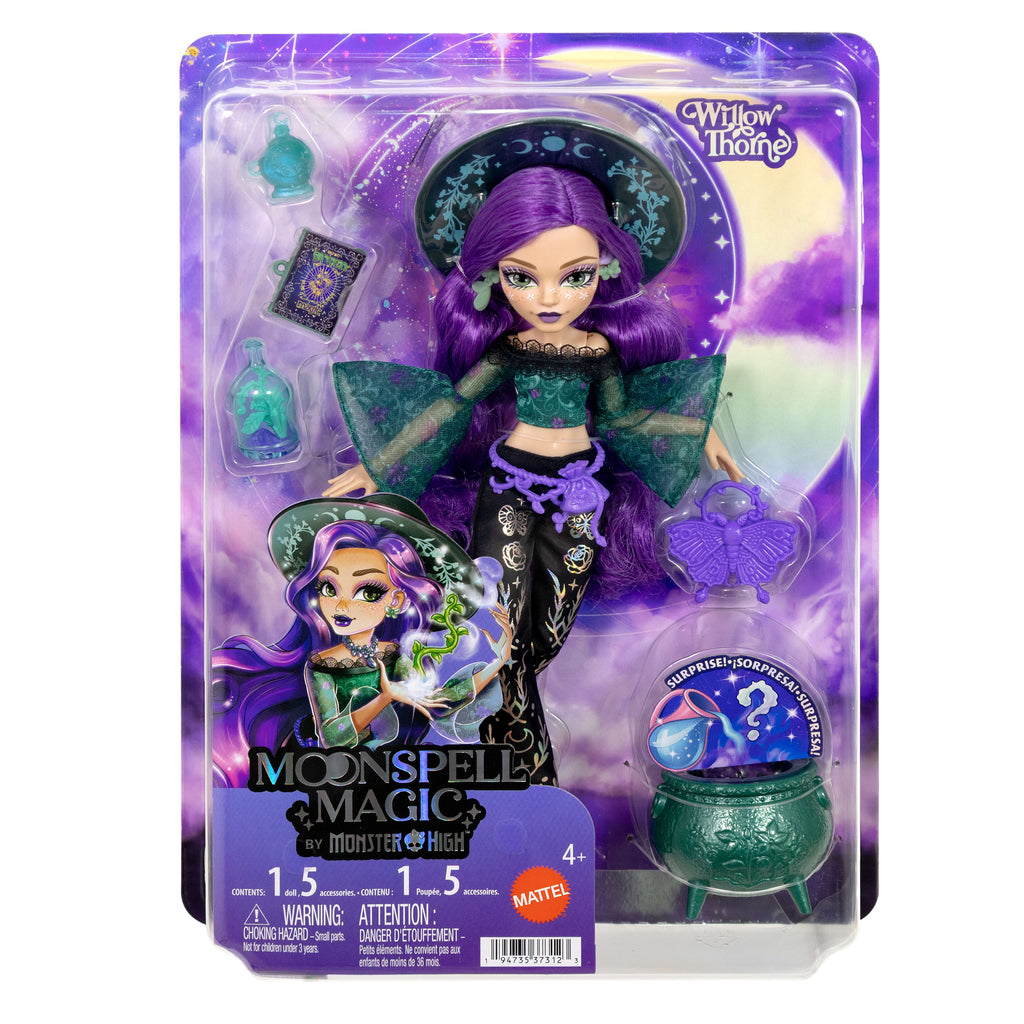 Monster High Moonspell Magic Muñeca Willow Thorne