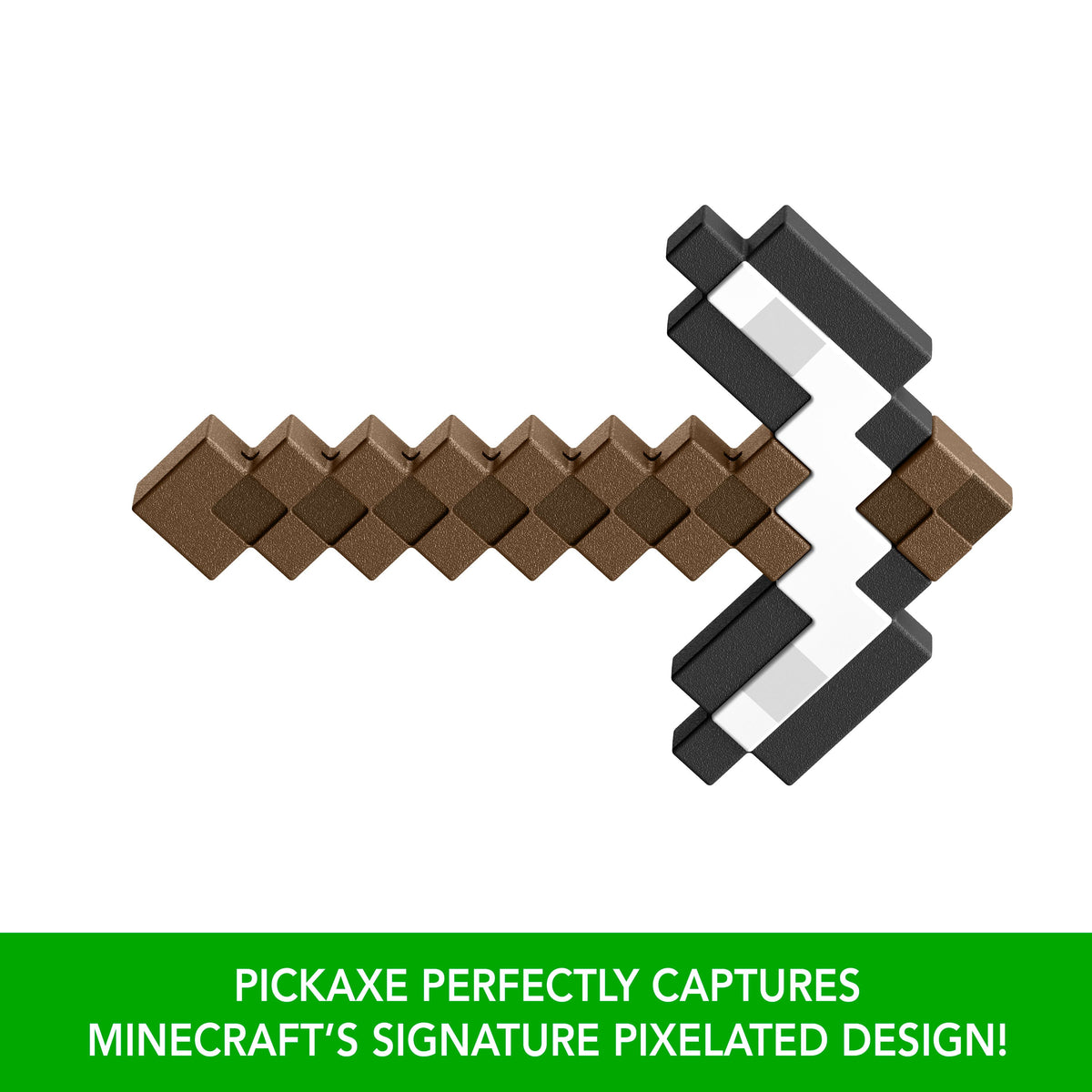 Minecraft Iron Pickaxe Battle Toy, Kid-Sized For Role-Play & Costumes, Inspired By The Video Game
