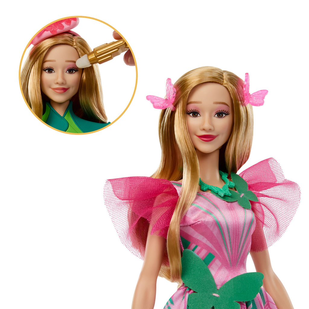 Universal Pictures’ Wicked Get Ready With Glinda Doll Set With 8 Accessories & Color Change Fun