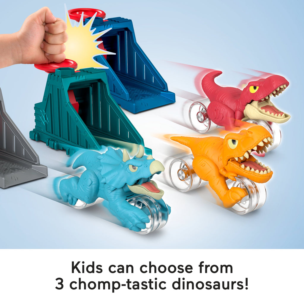 Imaginext Jurassic World Launcher Set With Chomping Toy T. Rex & 2 Accessories