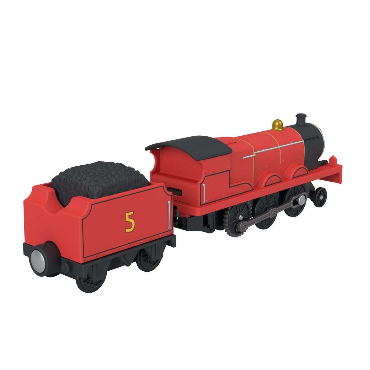 Thomas & Friends By Fisher-Price Motorized Train, Battery-Powered Toy James Engine & Tender