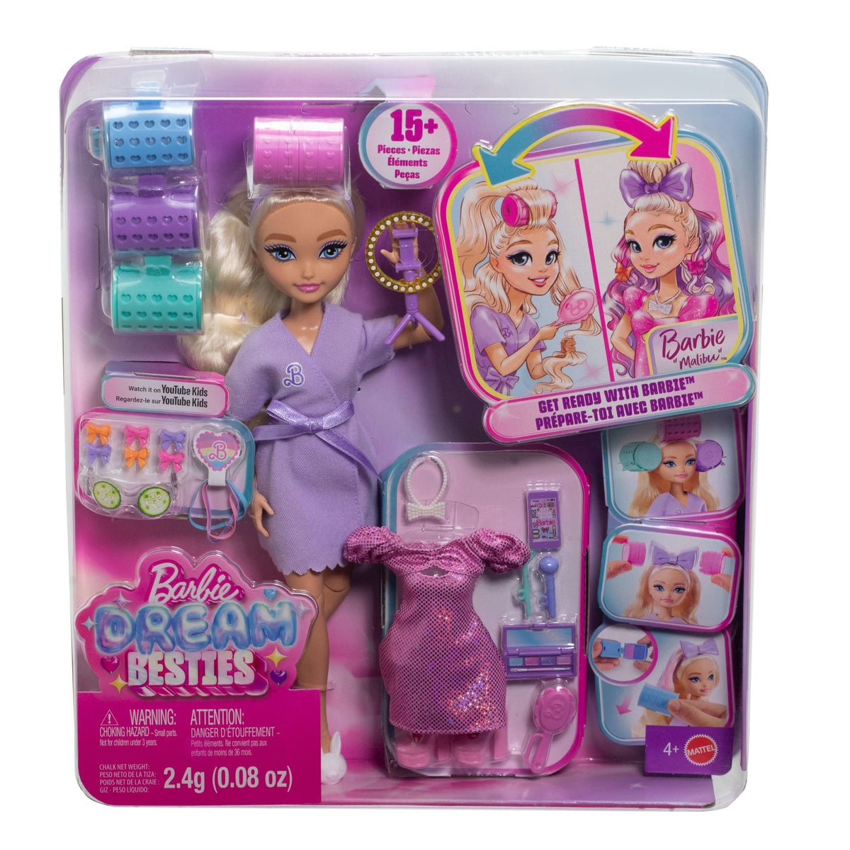 Barbie® Poupée Barbie® et Accessoires Dream Besties 'Malibu' Soirée en Ville