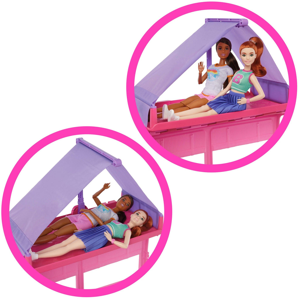 Barbie-Coffret Camping-Car de Rêve-Avec Plus de 60Accessoires