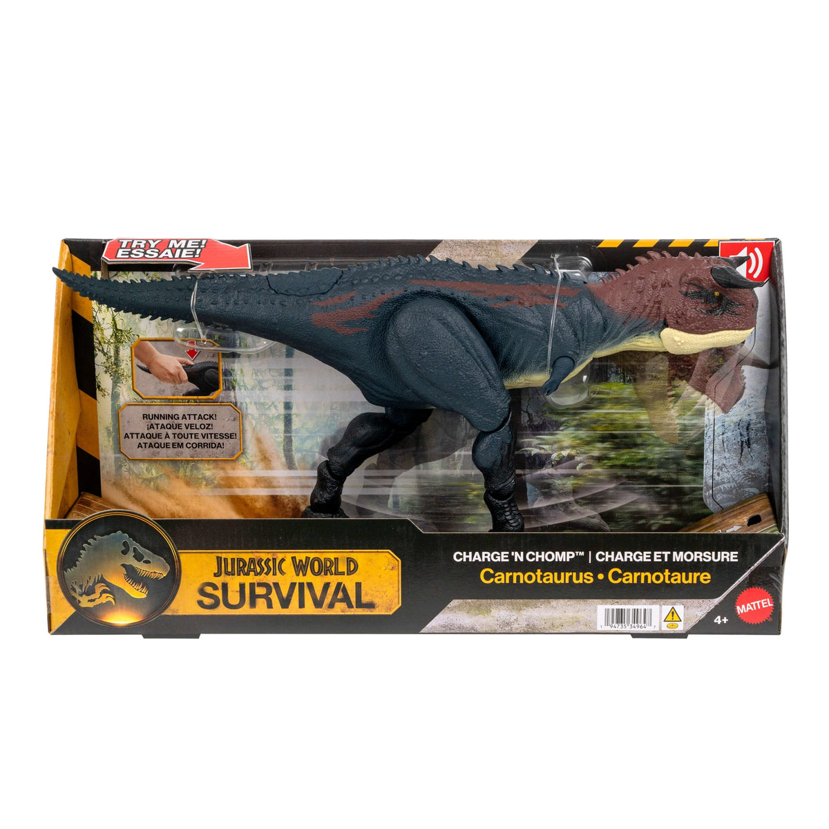 Jurassic World Dinossauro de Brinquedo Jurassic World Dinossauro Ataca e Morde