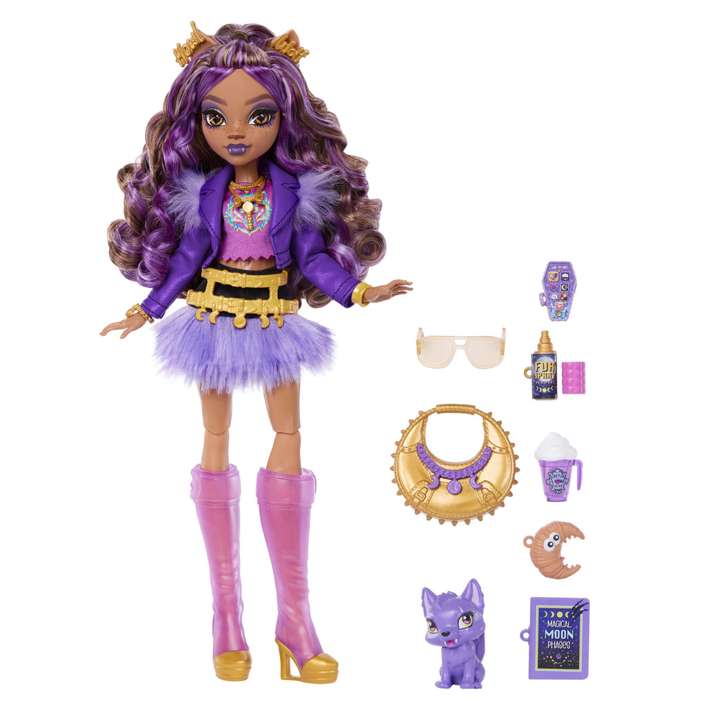 Monster High Muñeca Look Monstruoso Clawdeen