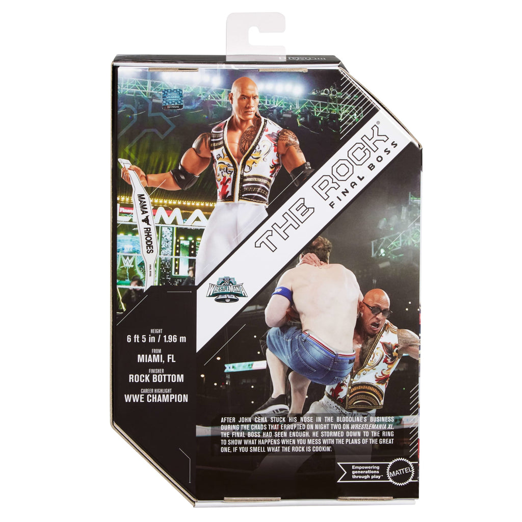 WWE Ultimate Edition The Rock Final Boss Action Figure & Accessories Set, 6-Inch Collectible