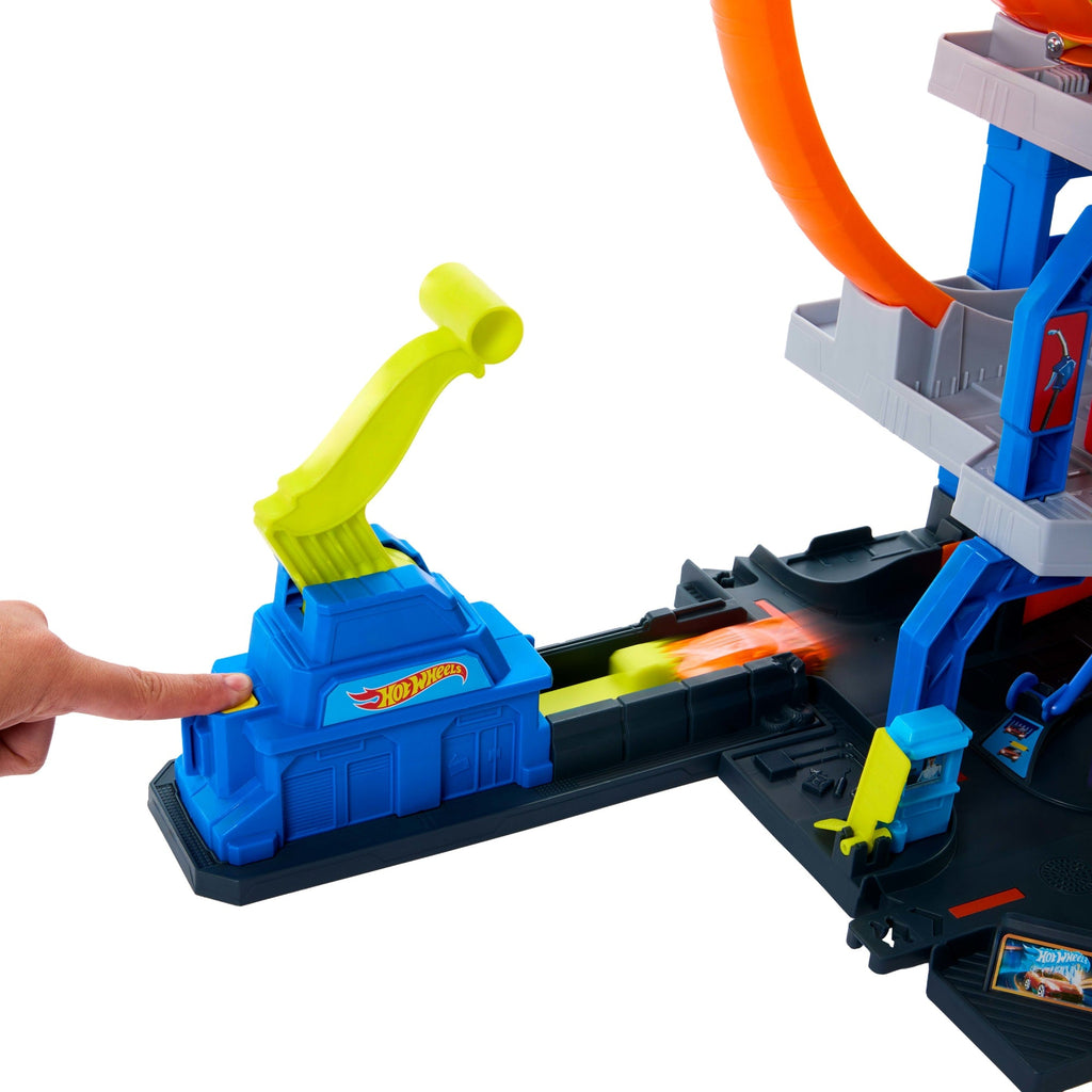Hot Wheels-Coffret Méga Garage