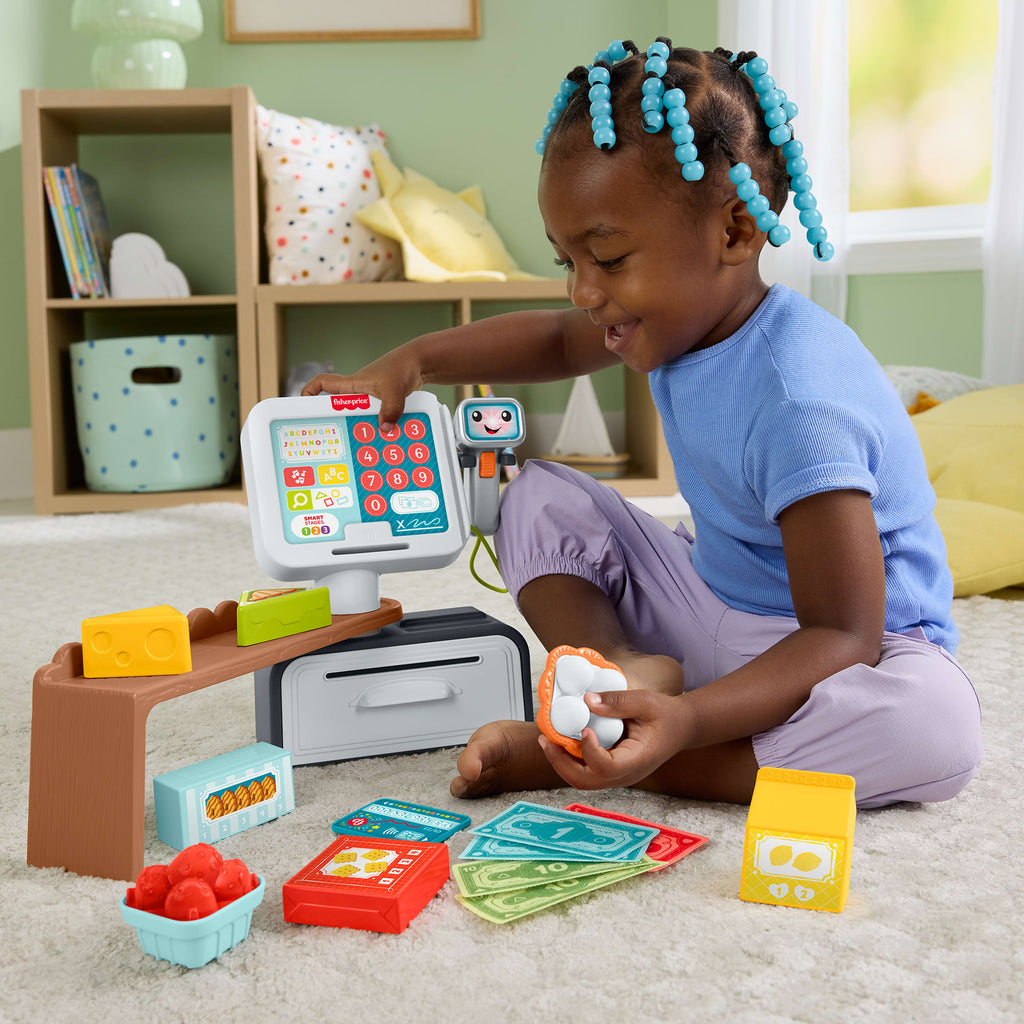 Fisher-Price Rires et Éveil Caisse enregistreuse Comptage et Magasinage